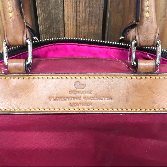 Dooney & Bourke red with leather purse - Picture 8 of 12